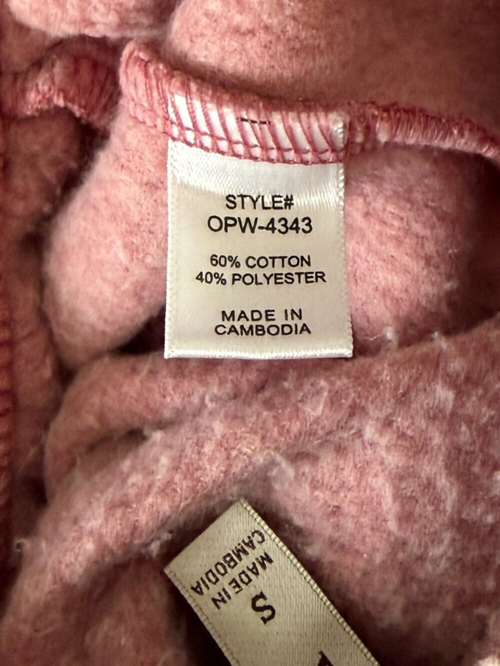 Zenana Mineral Wash Fleece Wide Leg Palazzo Sweatpants Dusty Rose Pink Boho Soft - Picture 9 of 10